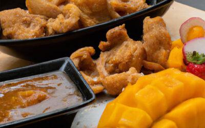 Chicharrón de Cerdo en Salsa de Mango